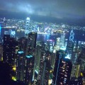 HK skyline by night